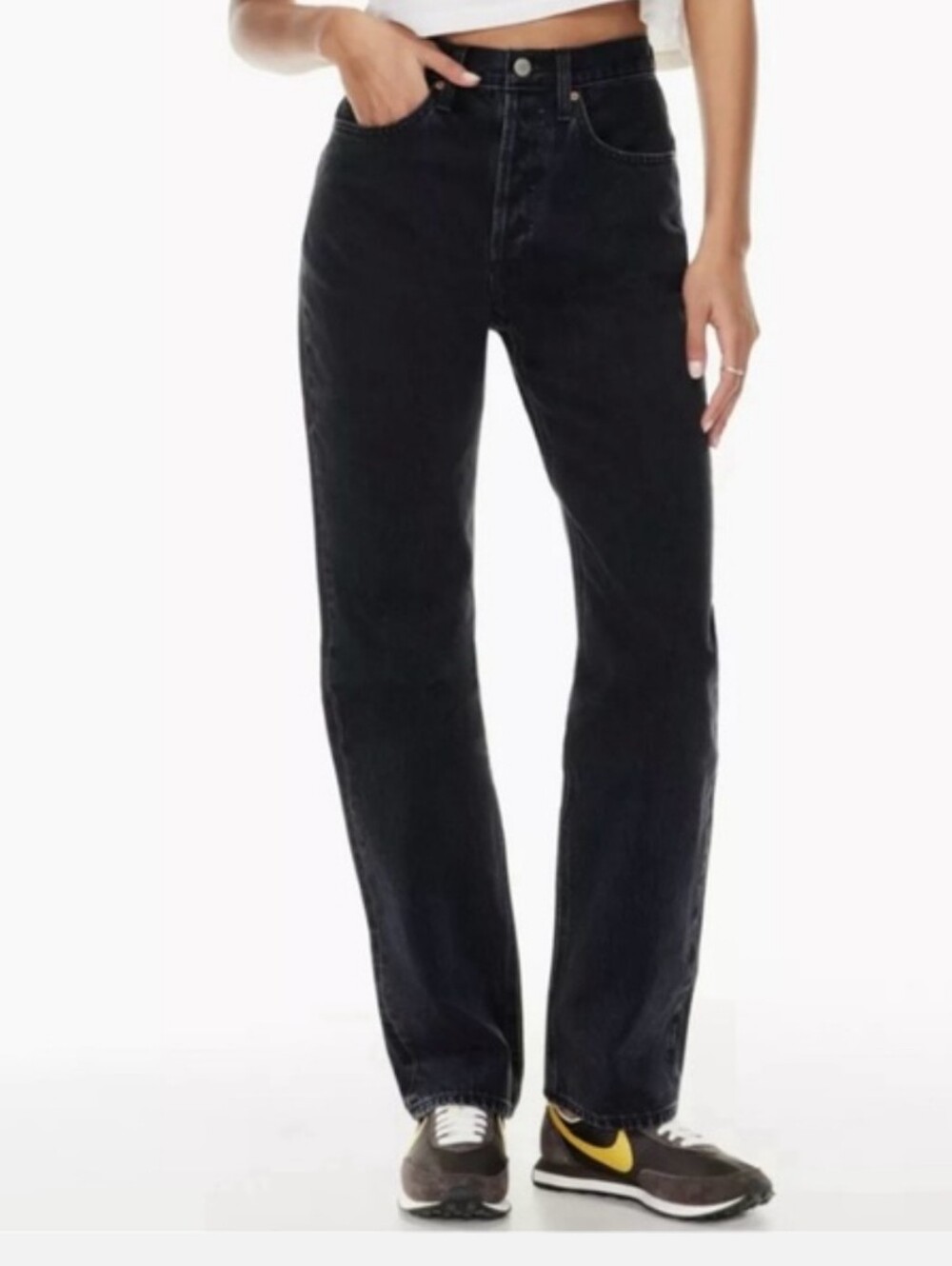 ARITZIA Denim Forum Joni High Rise Loose Jeans 28 - Picture 2 of 7